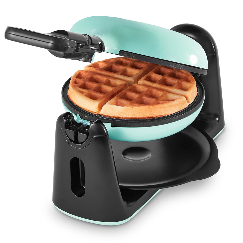 Flip Belgian Waffle Maker - Aqua
