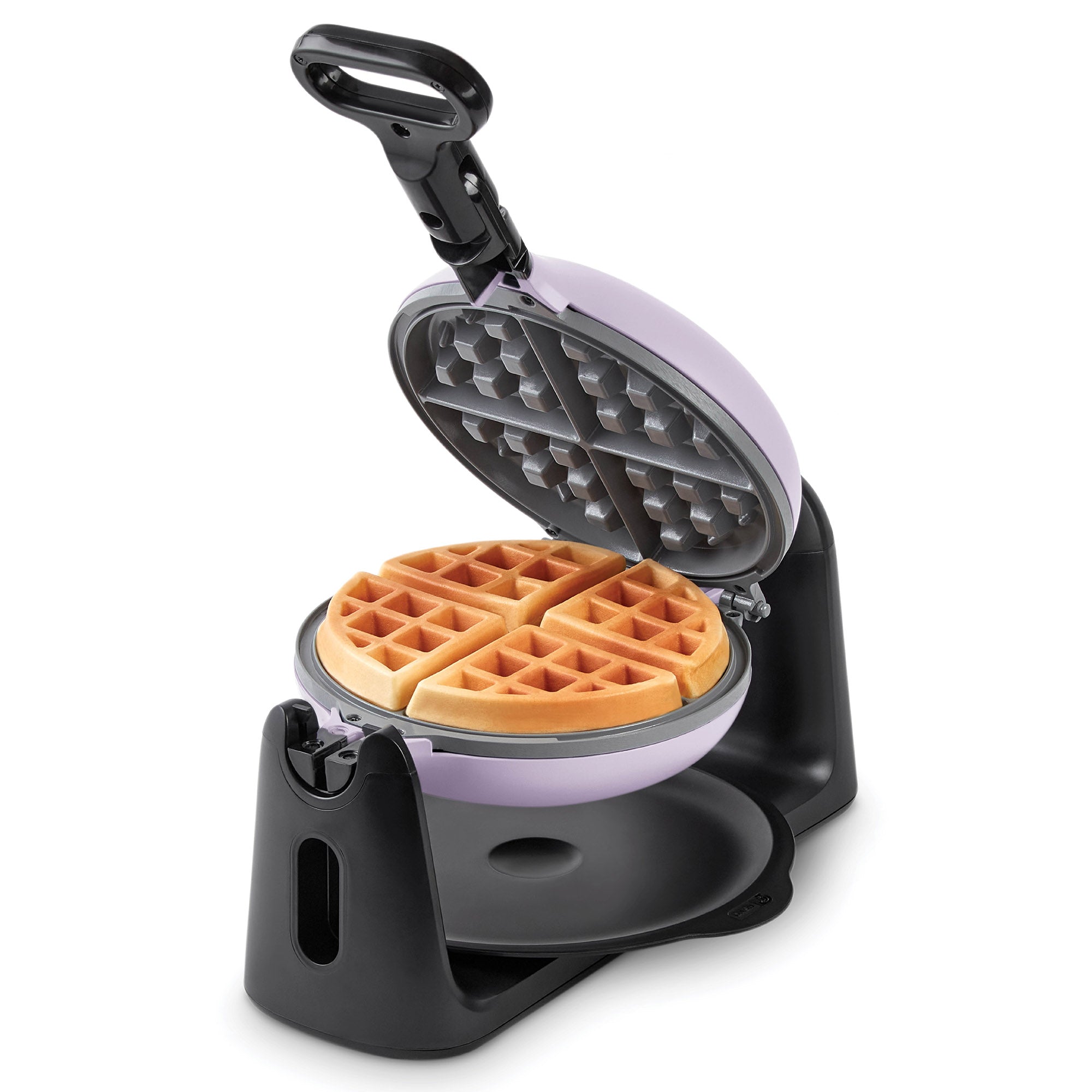 Ceramic Nonstick Flip Belgian Waffle Maker - Lilac