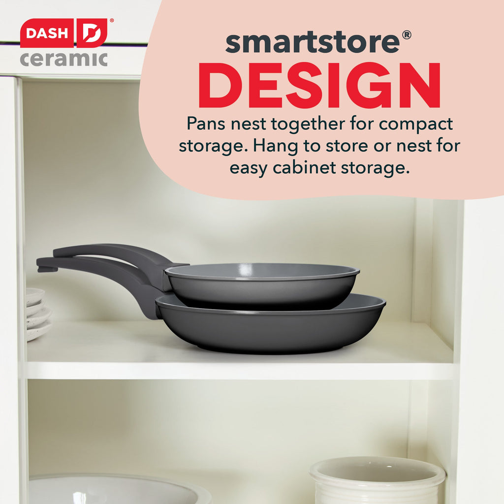 SmartStore™ 8" + 9.5" Nesting Fry Pan Set