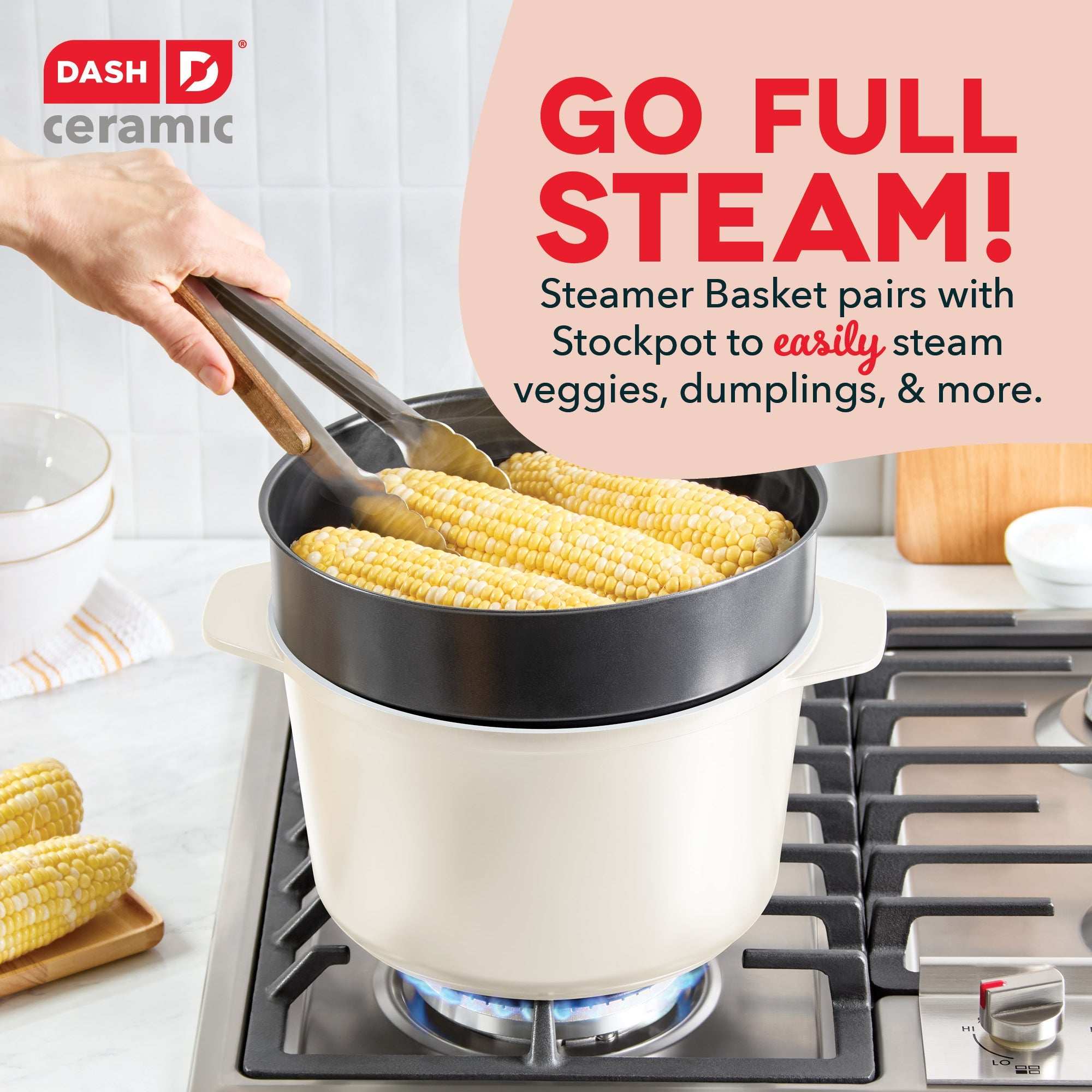 SmartStore™ 5.8qt MultiPot + Steamer Set
