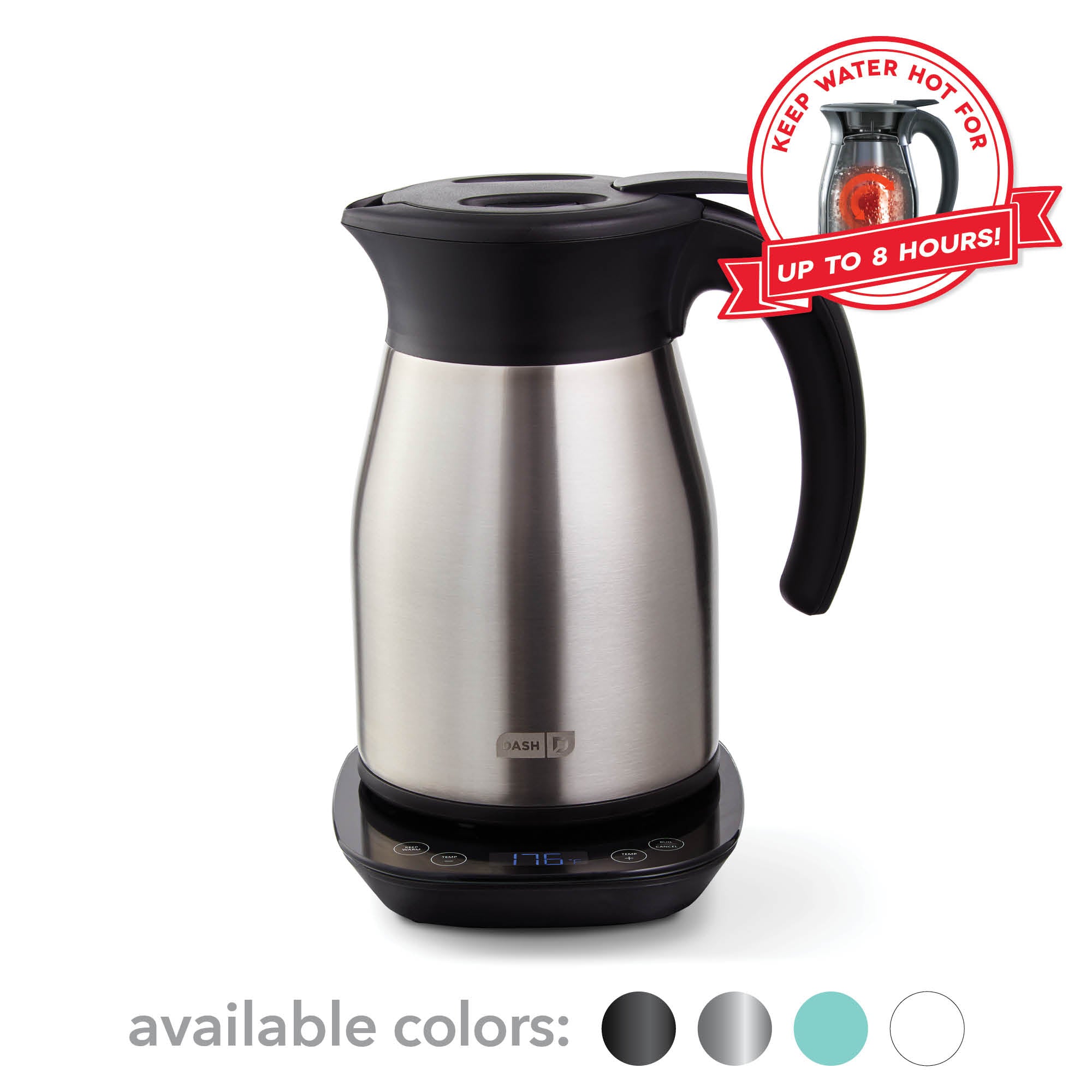 Insulated Electric Kettle - Stainless Steel