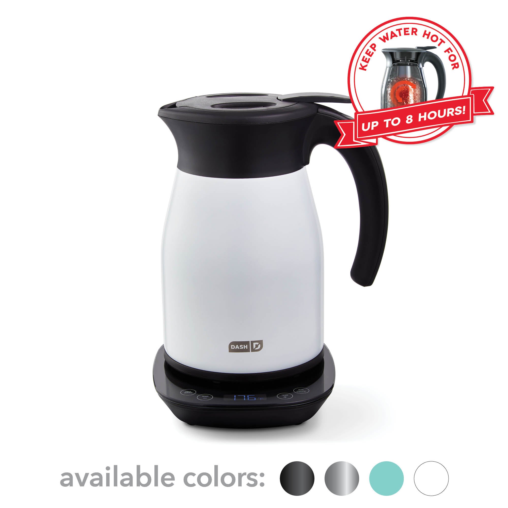 Insulated Electric Kettle - Matte White