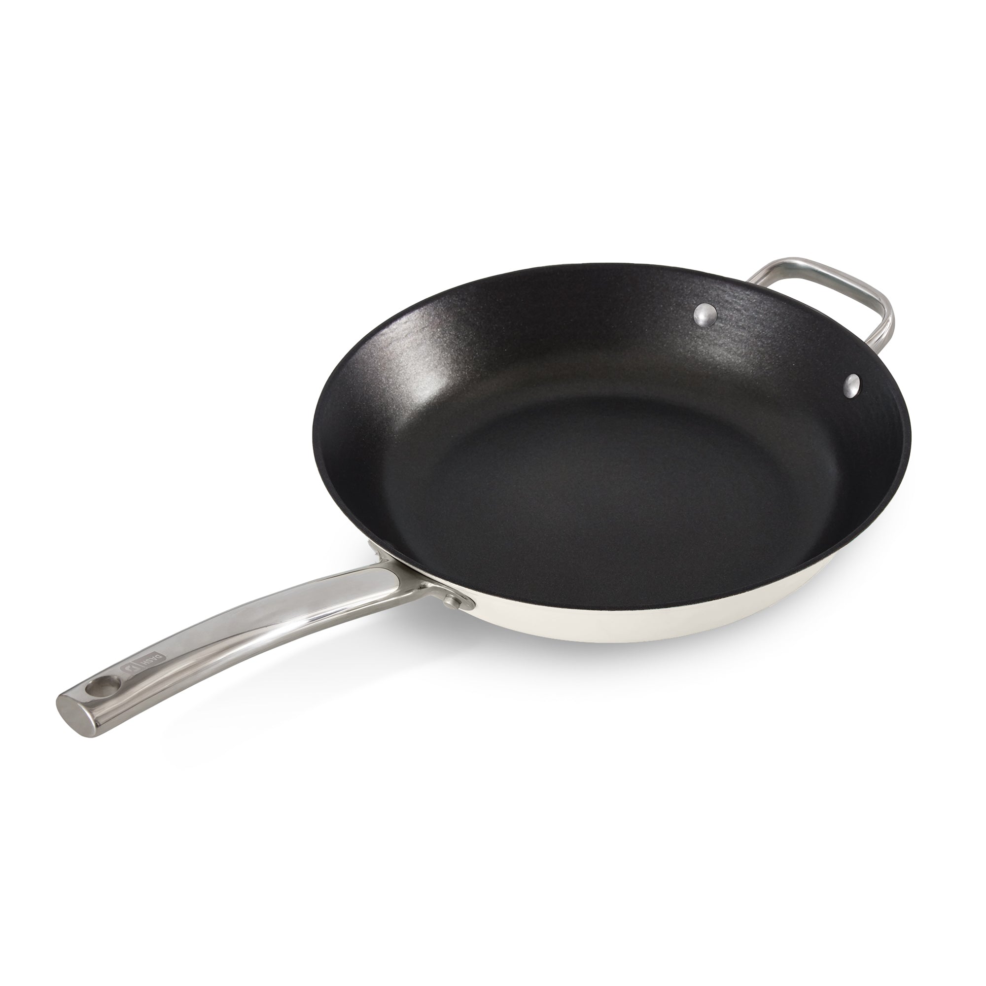 Lightweight Cast Iron Nonstick Pans - 12", Cream
