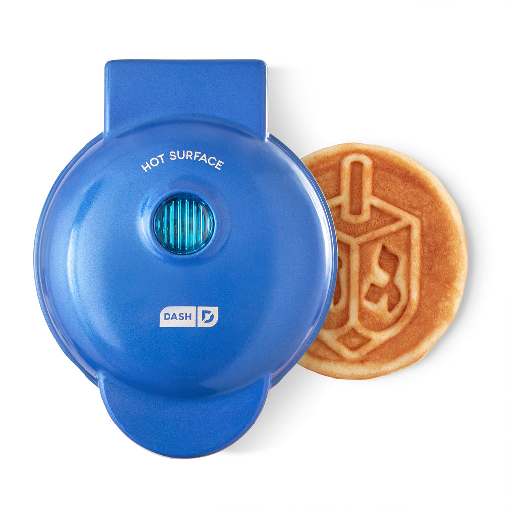 Dreidel Mini Waffle Maker - Blue