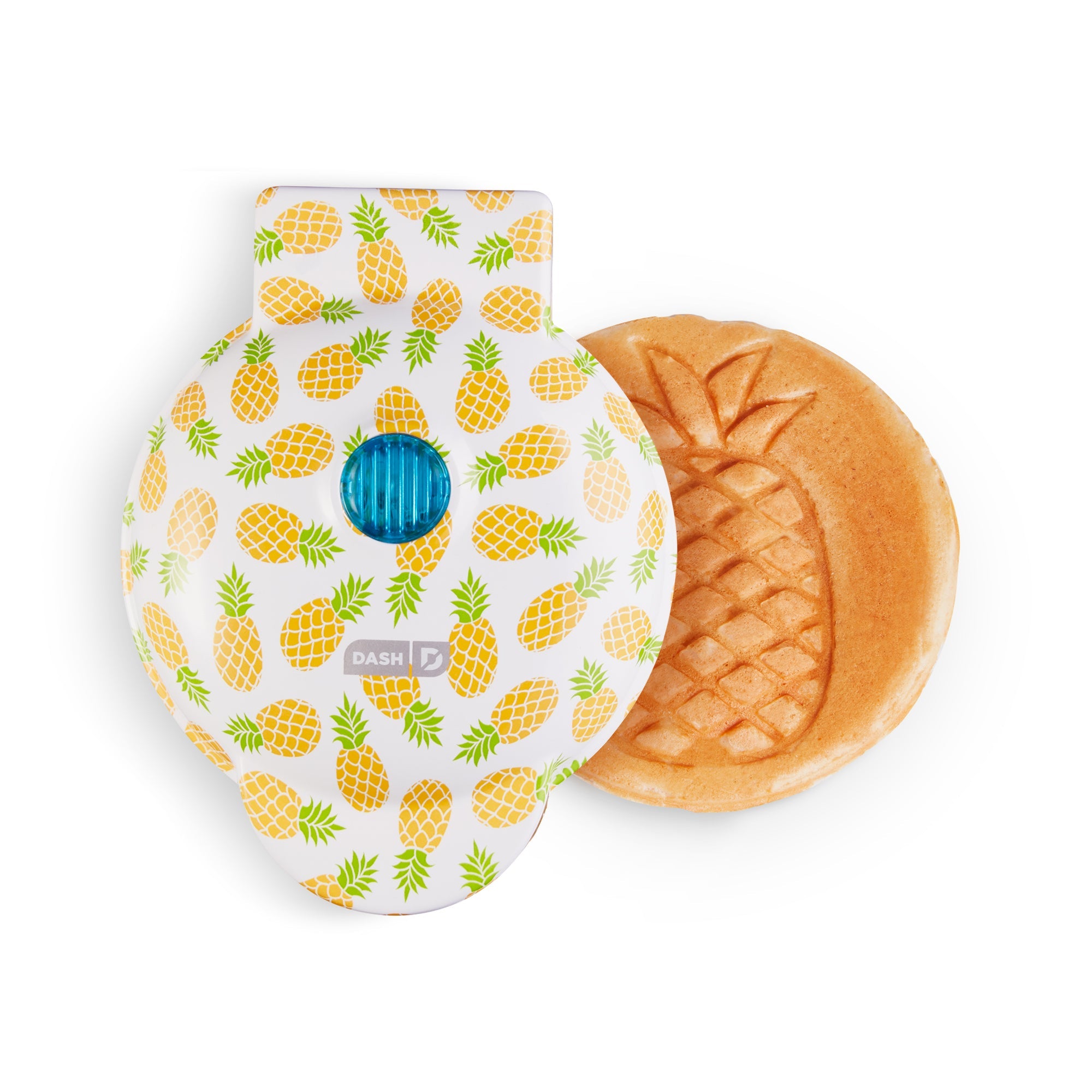 Pineapple Mini Waffle Maker - Pineapple Print