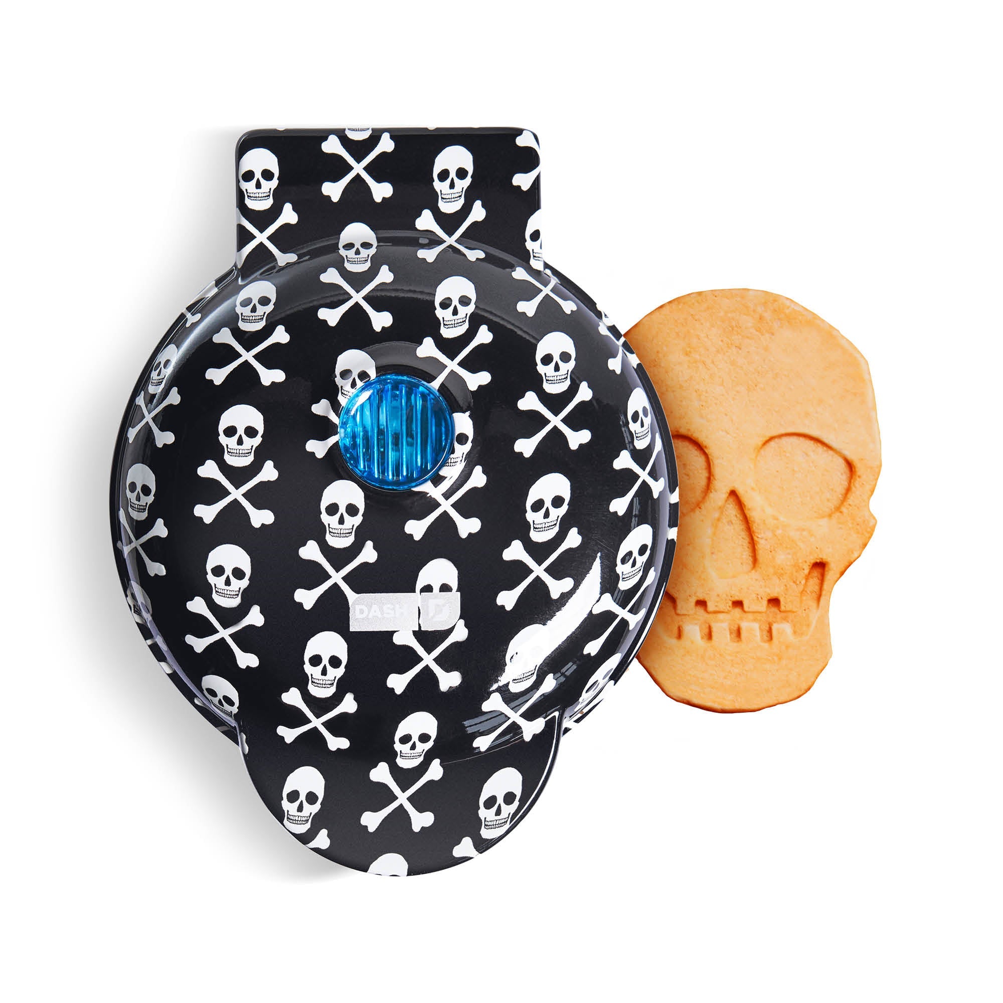 Skull Mini Waffle Maker with Skull Print - Skull Print