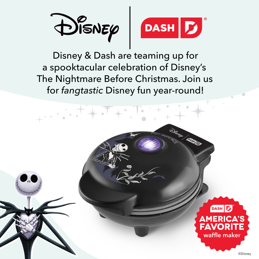Jack Skellington Mini Waffle Maker
