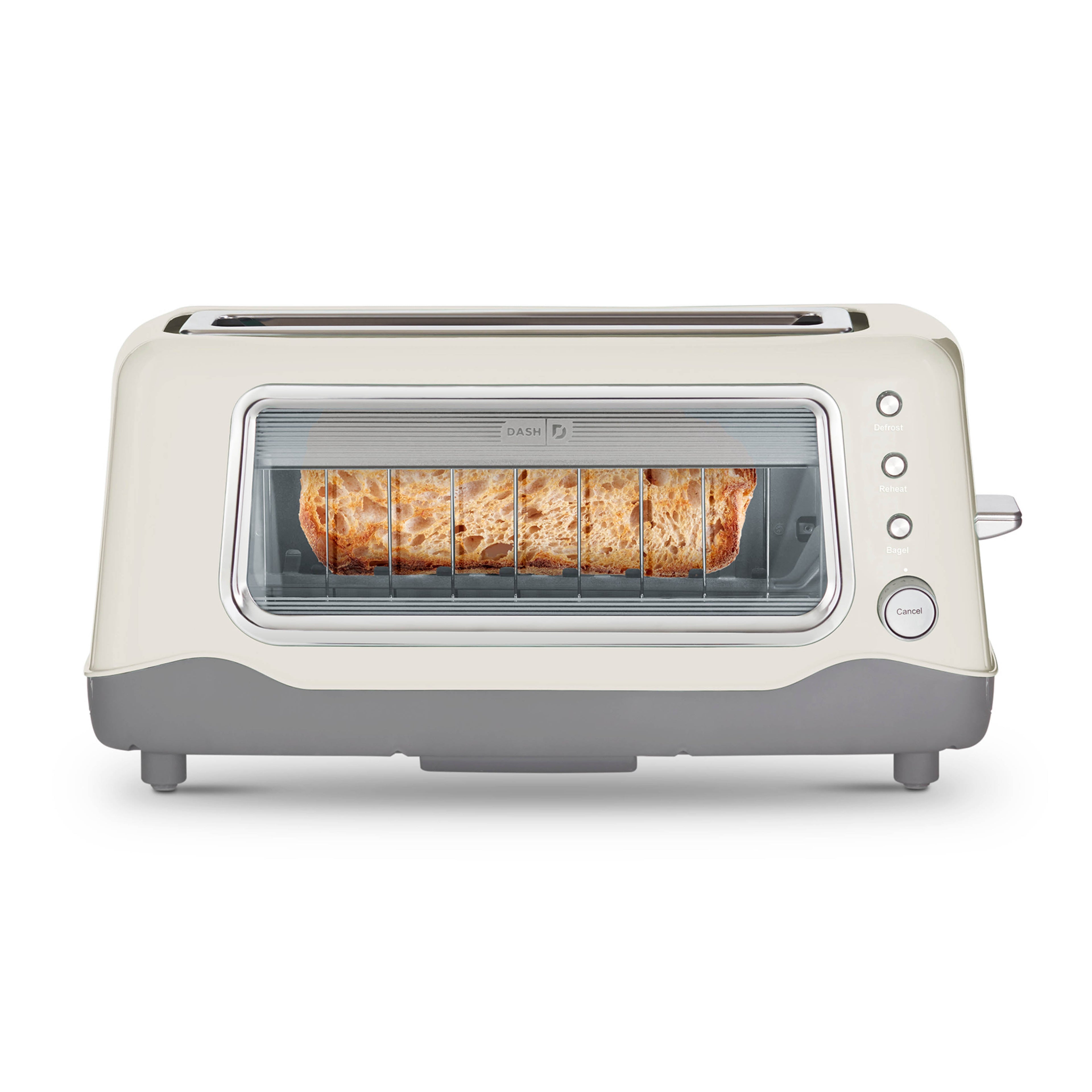 Clear View Toaster - Cream