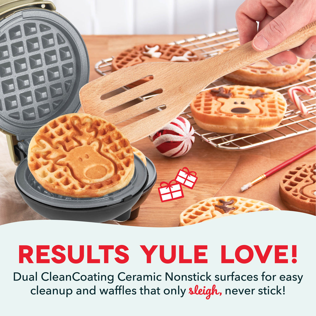 Reindeer Mini Waffle Maker