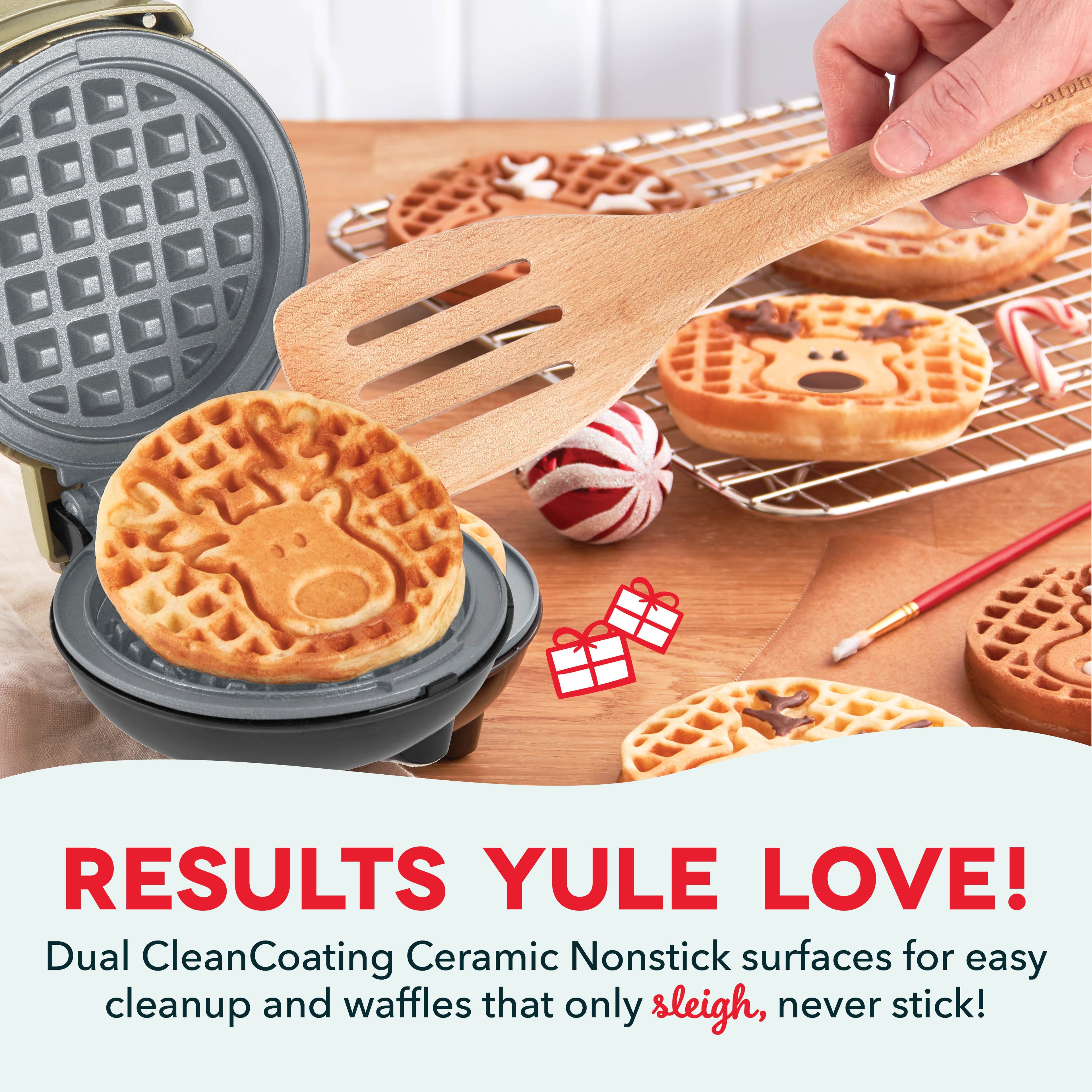 Reindeer Mini Waffle Maker