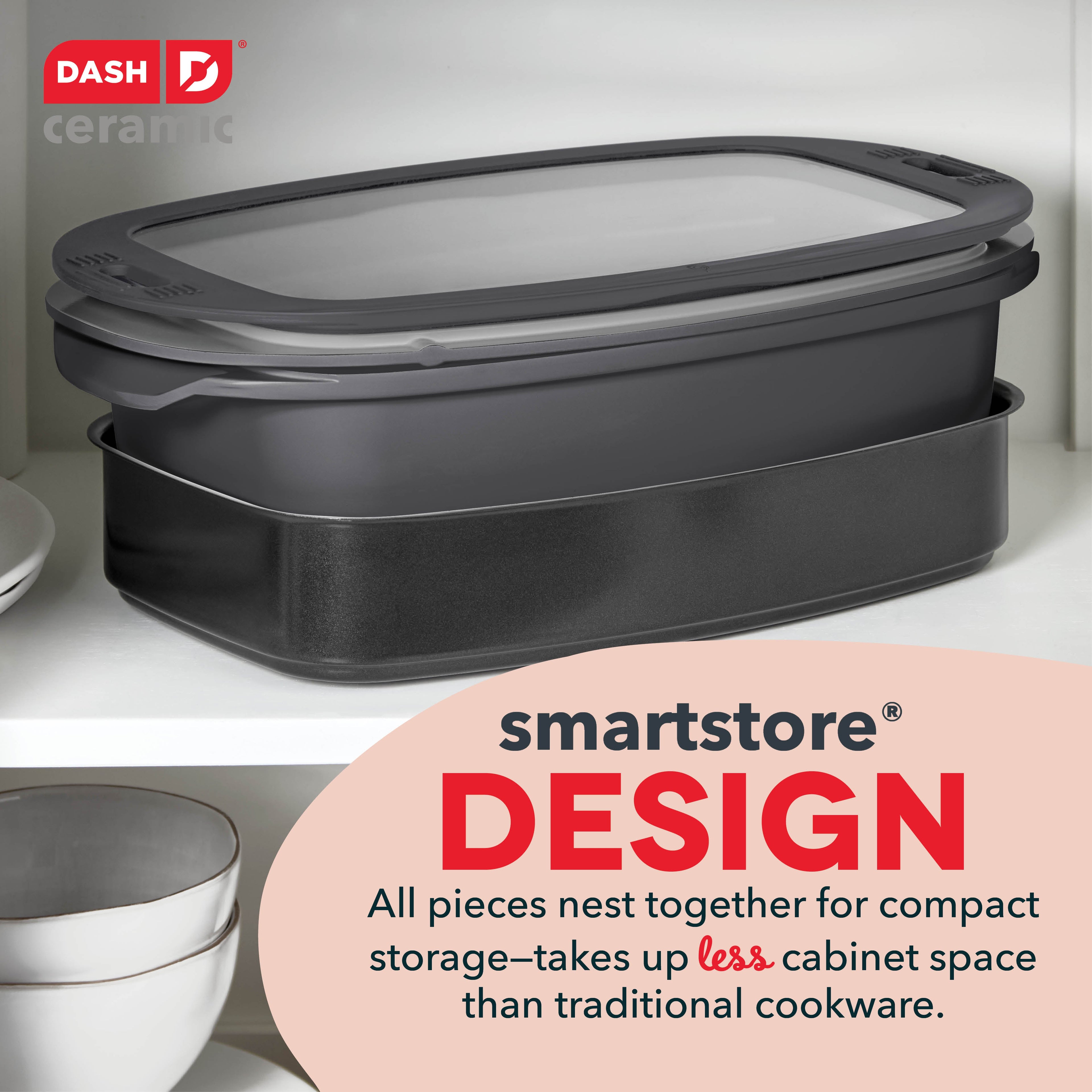 SmartStore™ 7-in-1 Multipurpose Cookware + Steamer Set