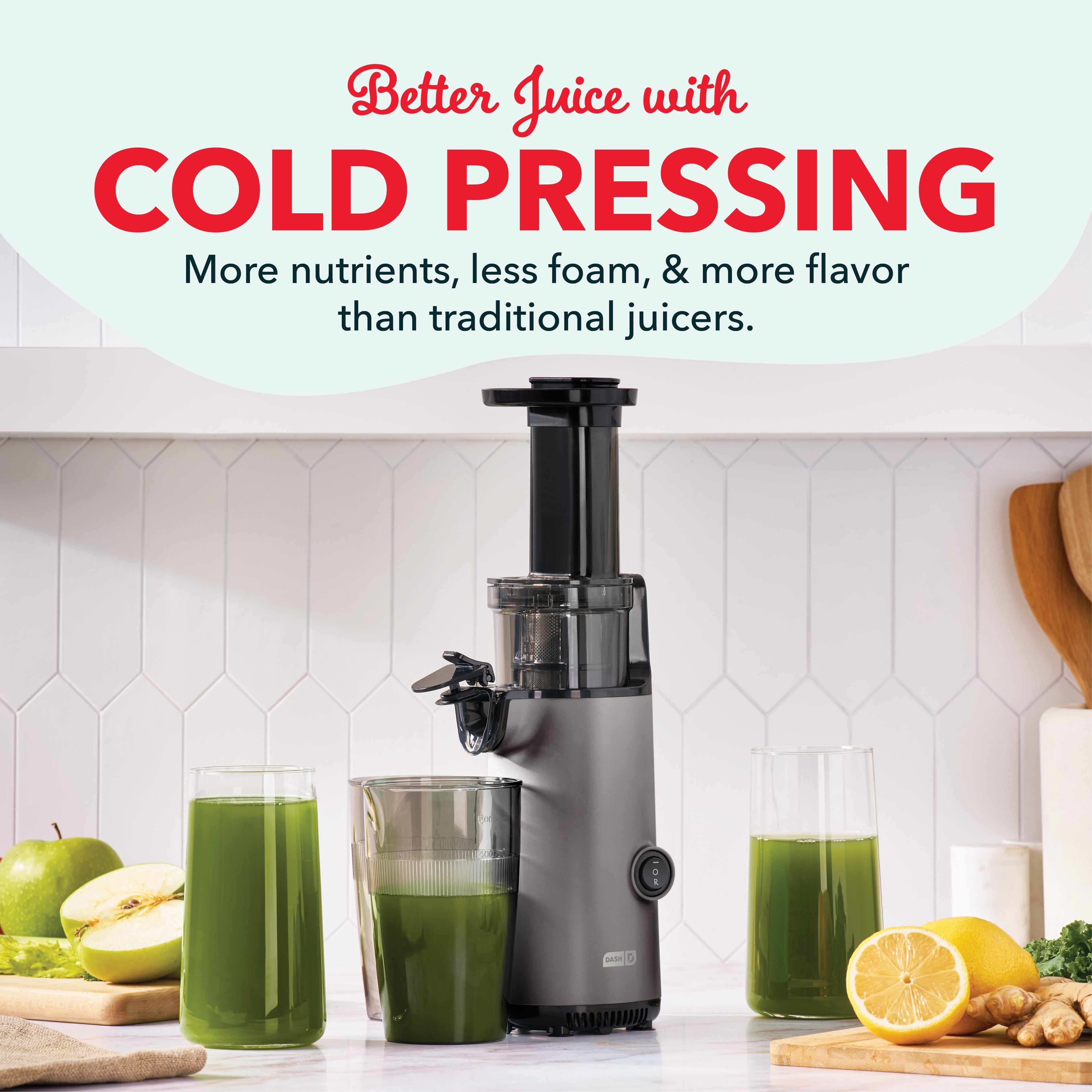 Compact Cold Press Power Juicer