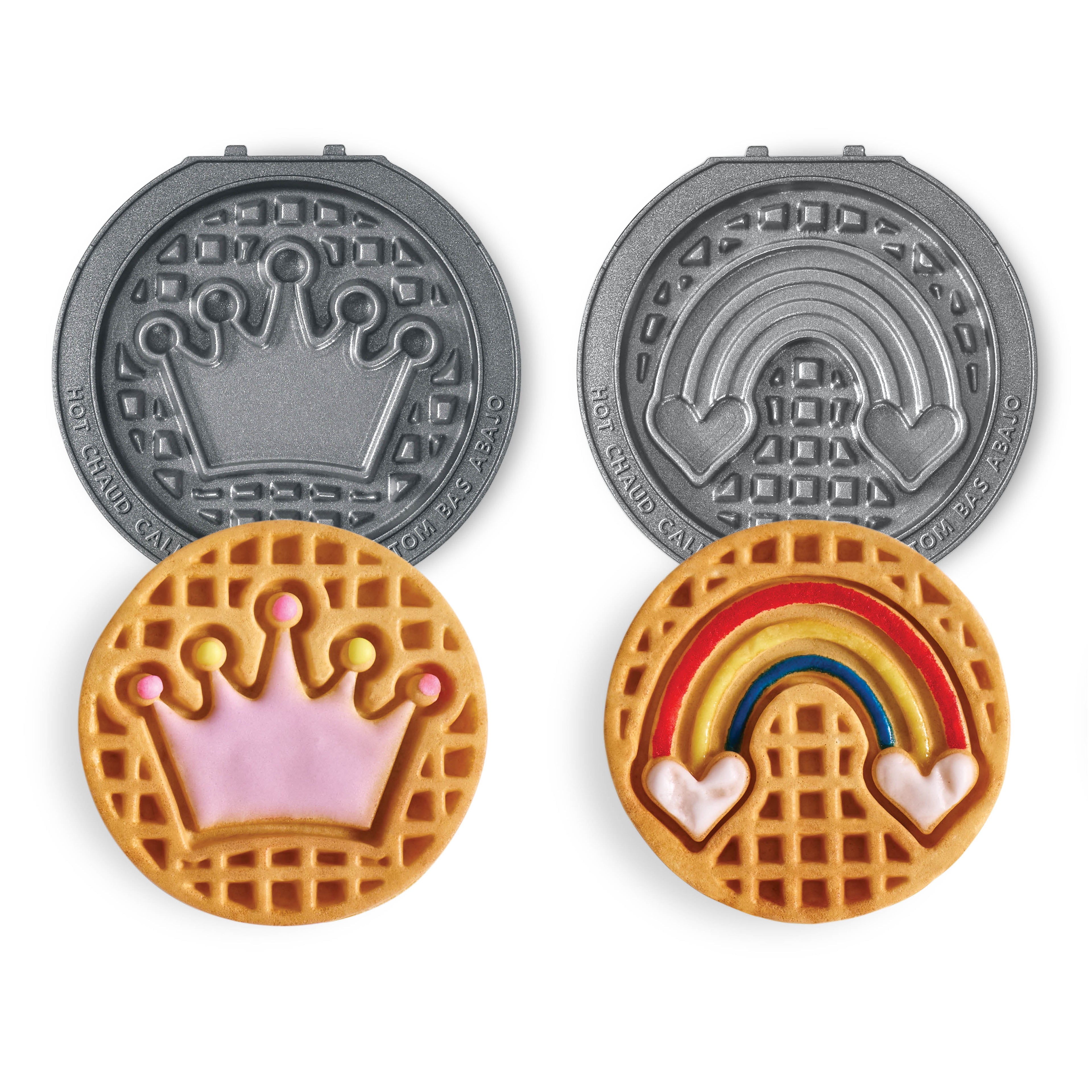 MultiMaker® Mini System: Removable Plate Sets - Crown & Rainbow