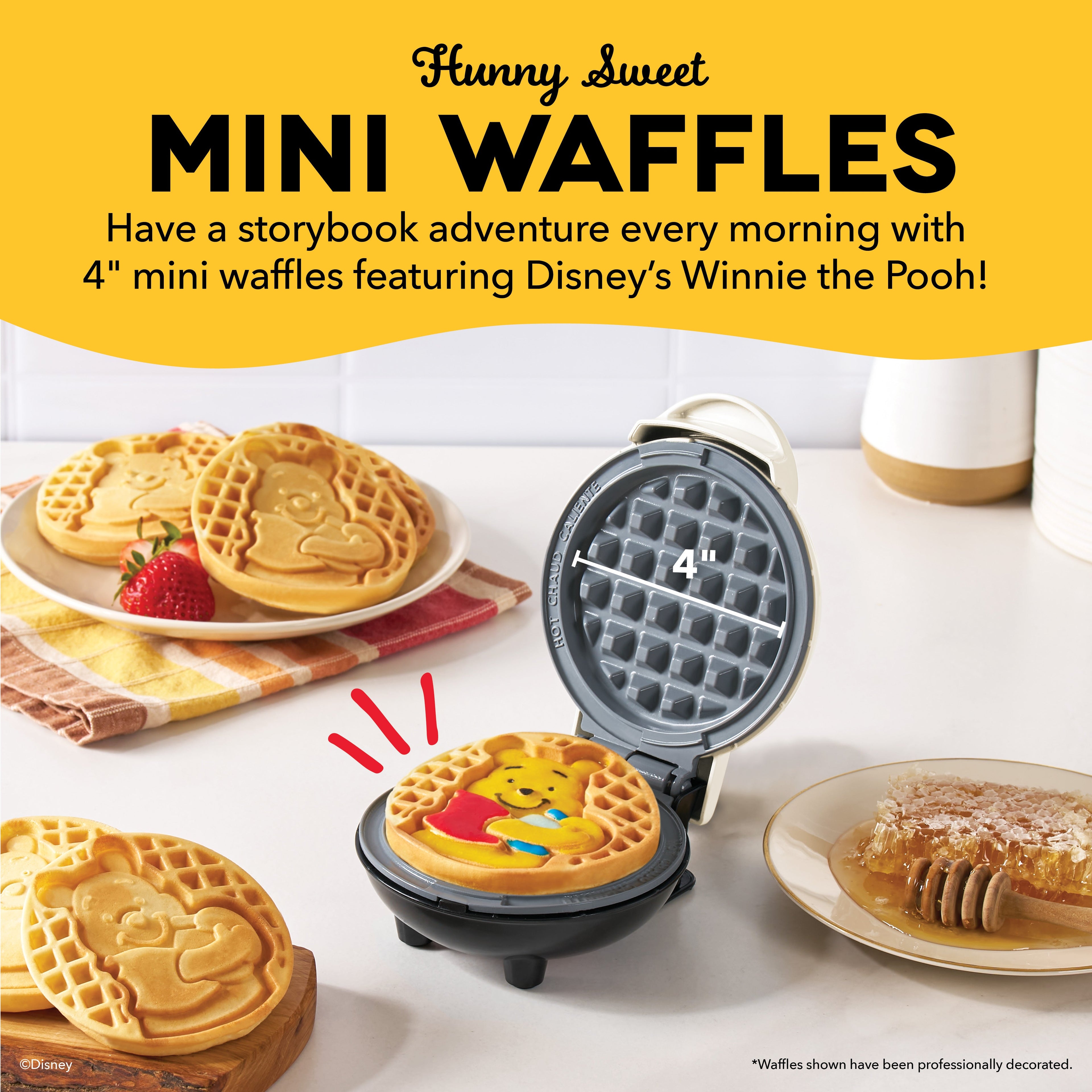 Winnie the Pooh Mini Waffle Maker