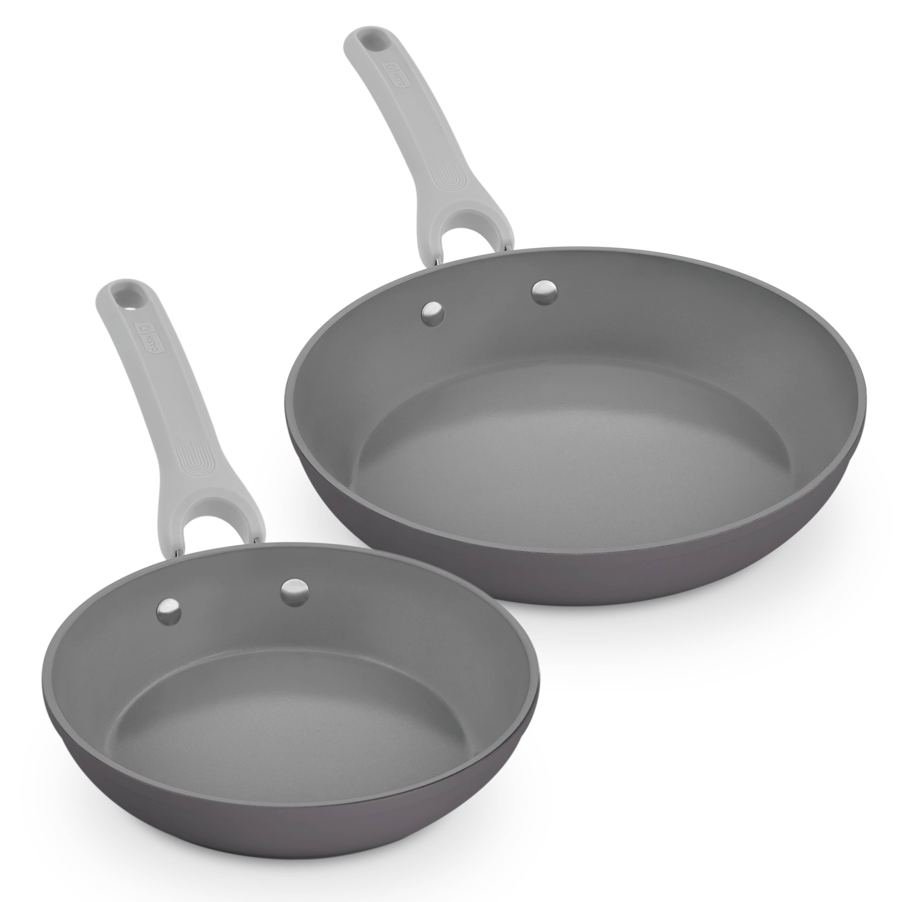 Dream Green Recycled Aluminum 8"/10" Fry Pan Set - Gray