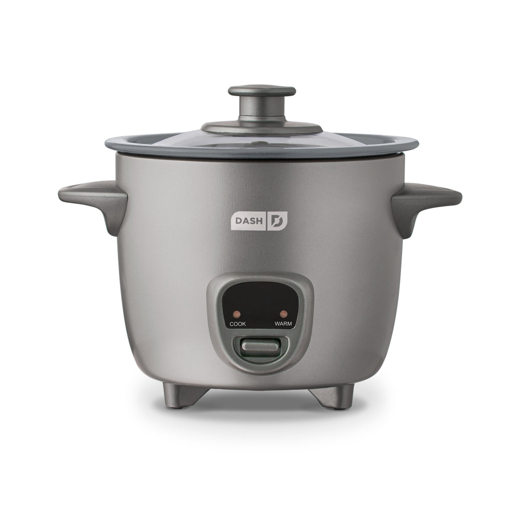 Mini Rice Cooker with Keep Warm - Graphite