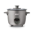 Mini Rice Cooker with Keep Warm - Graphite