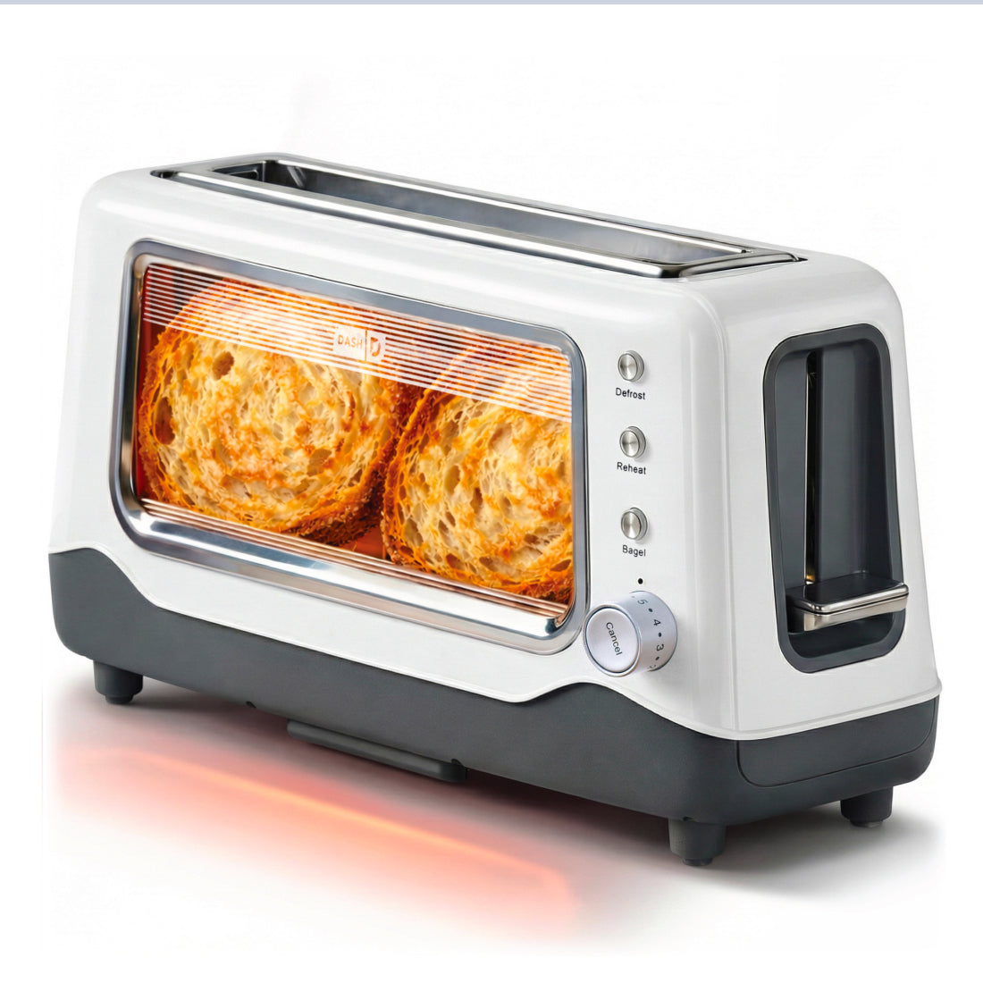 Clear View Toaster - White