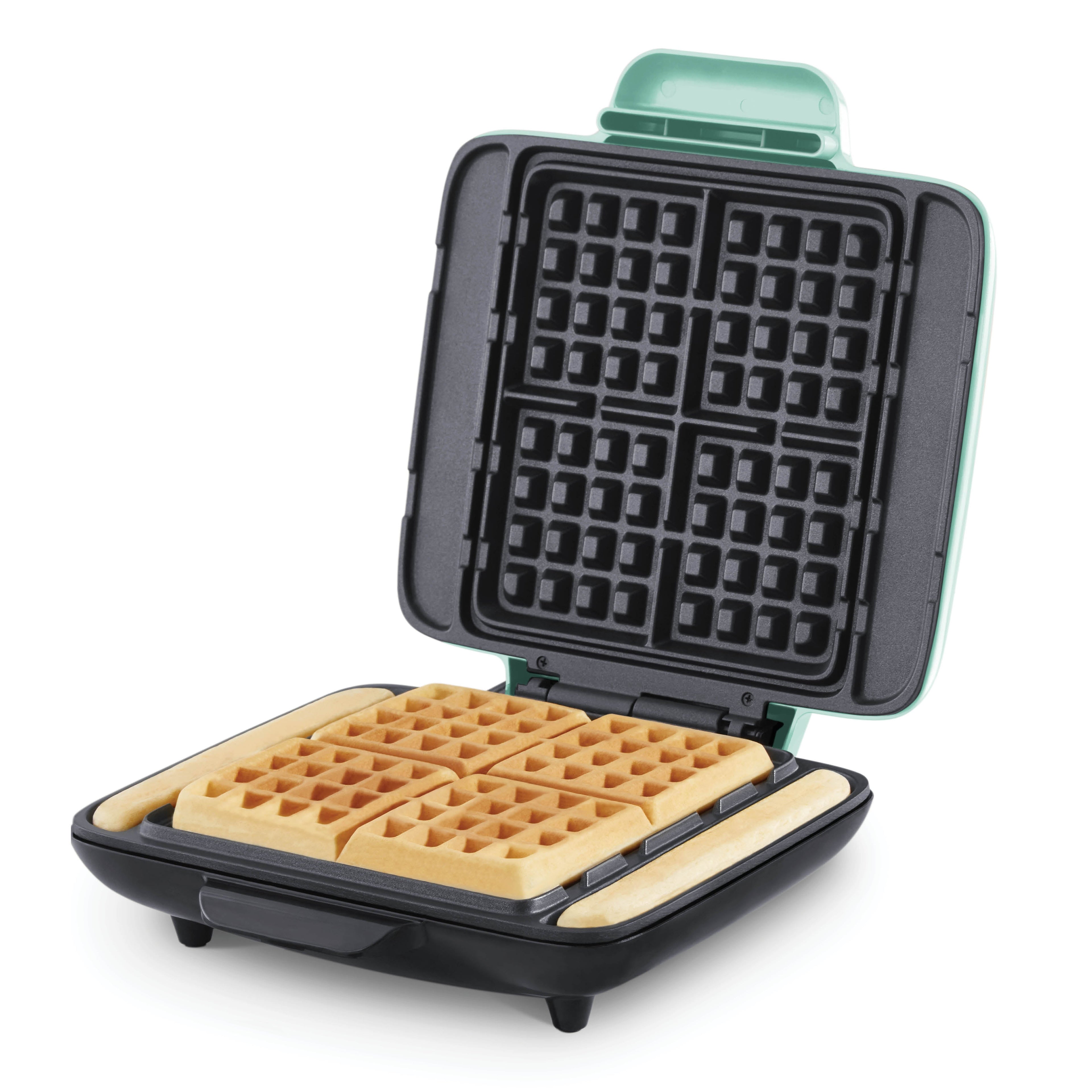 No-Drip Waffle Maker - Aqua