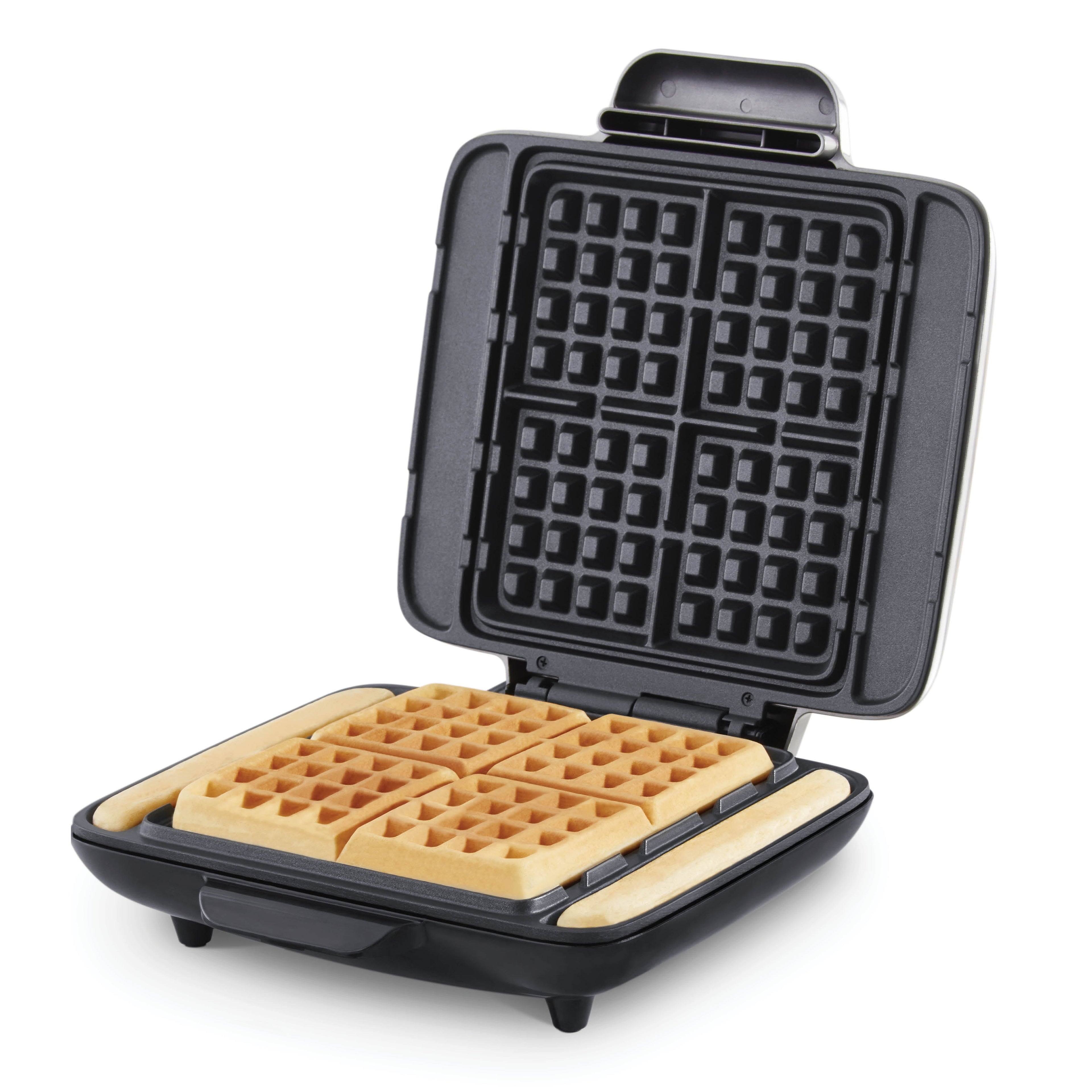 No-Drip Waffle Maker - Silver