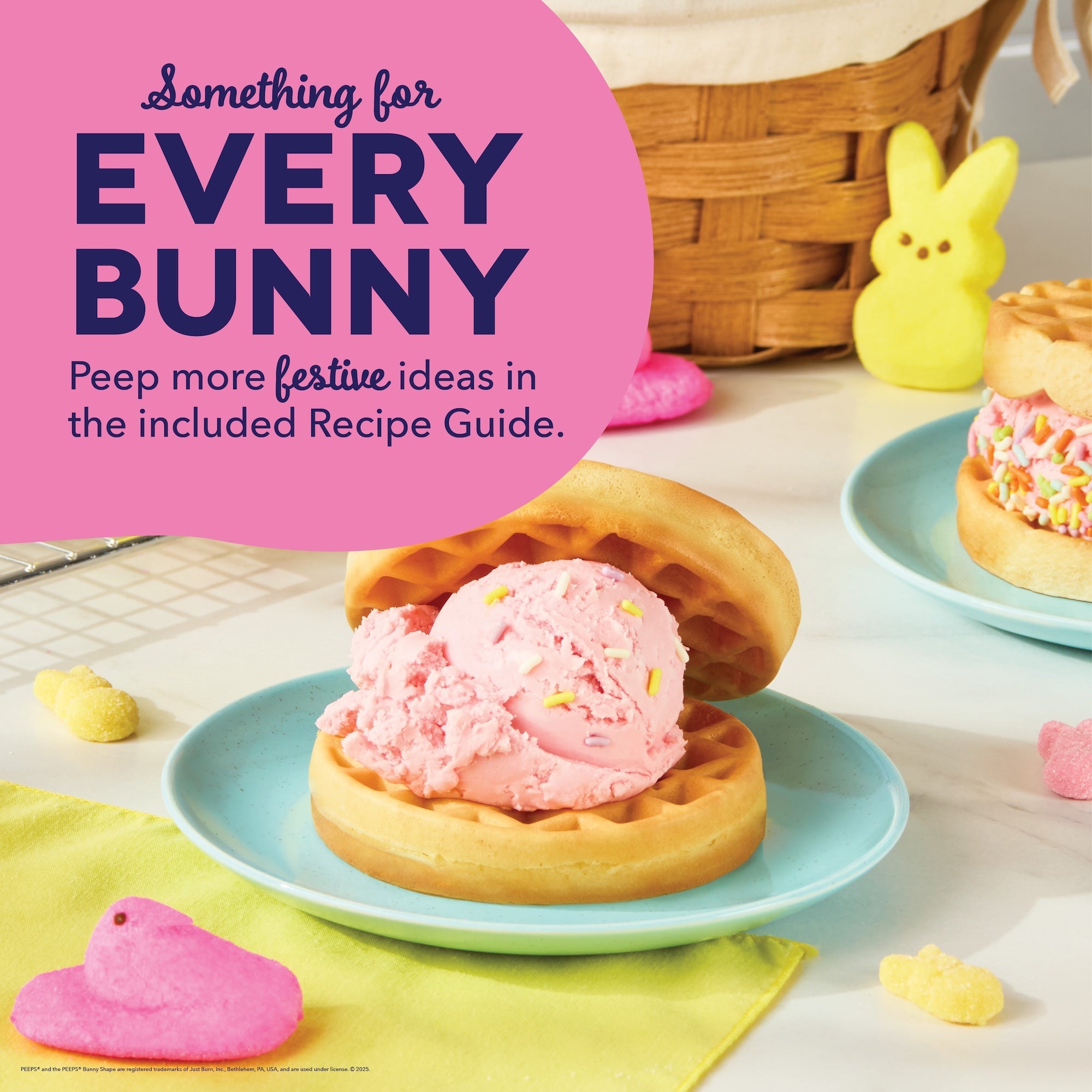 PEEPS® x Dash Mini Waffle Makers