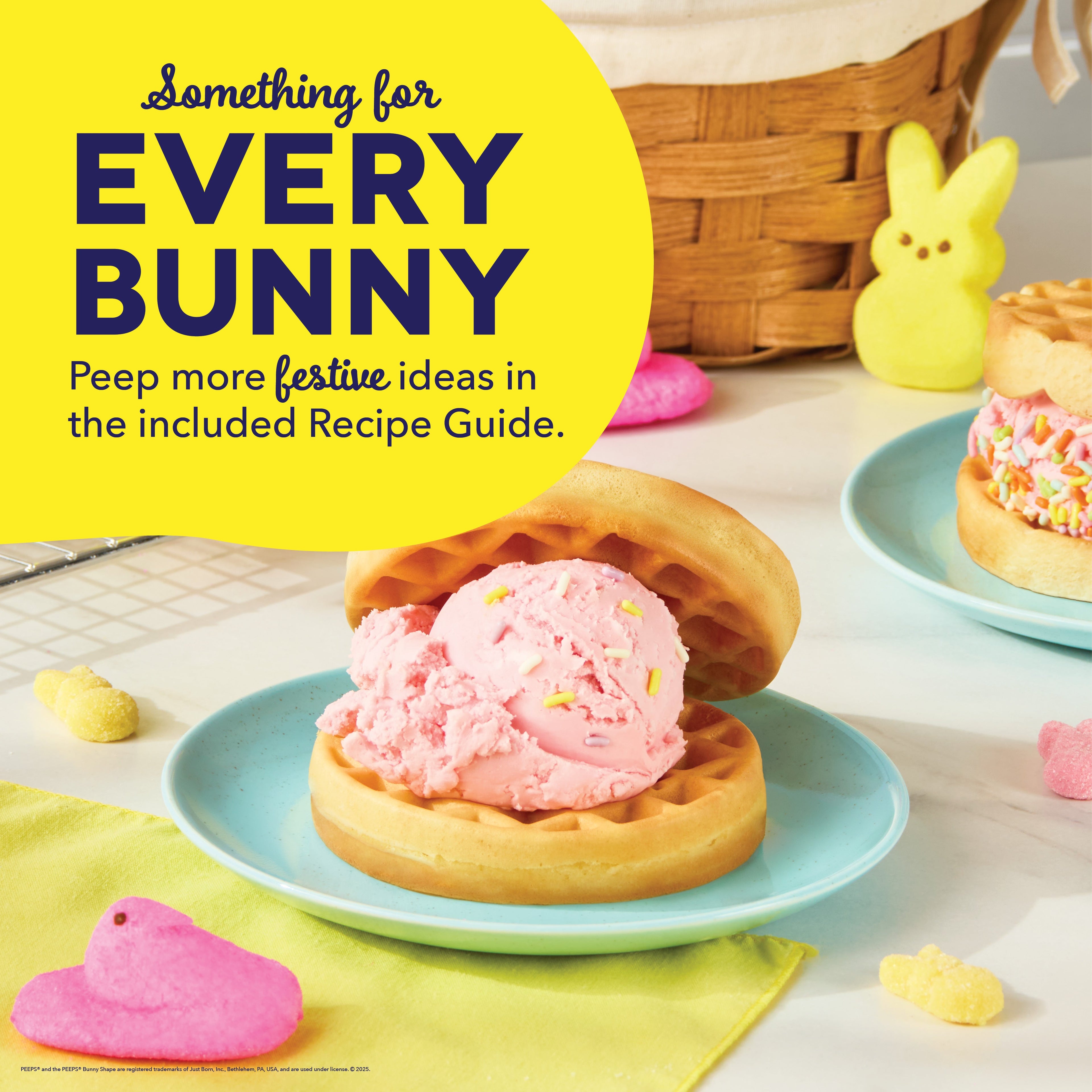 PEEPS® x Dash Chick Mini Waffle Maker