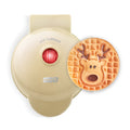 Reindeer Mini Waffle Maker - Gold