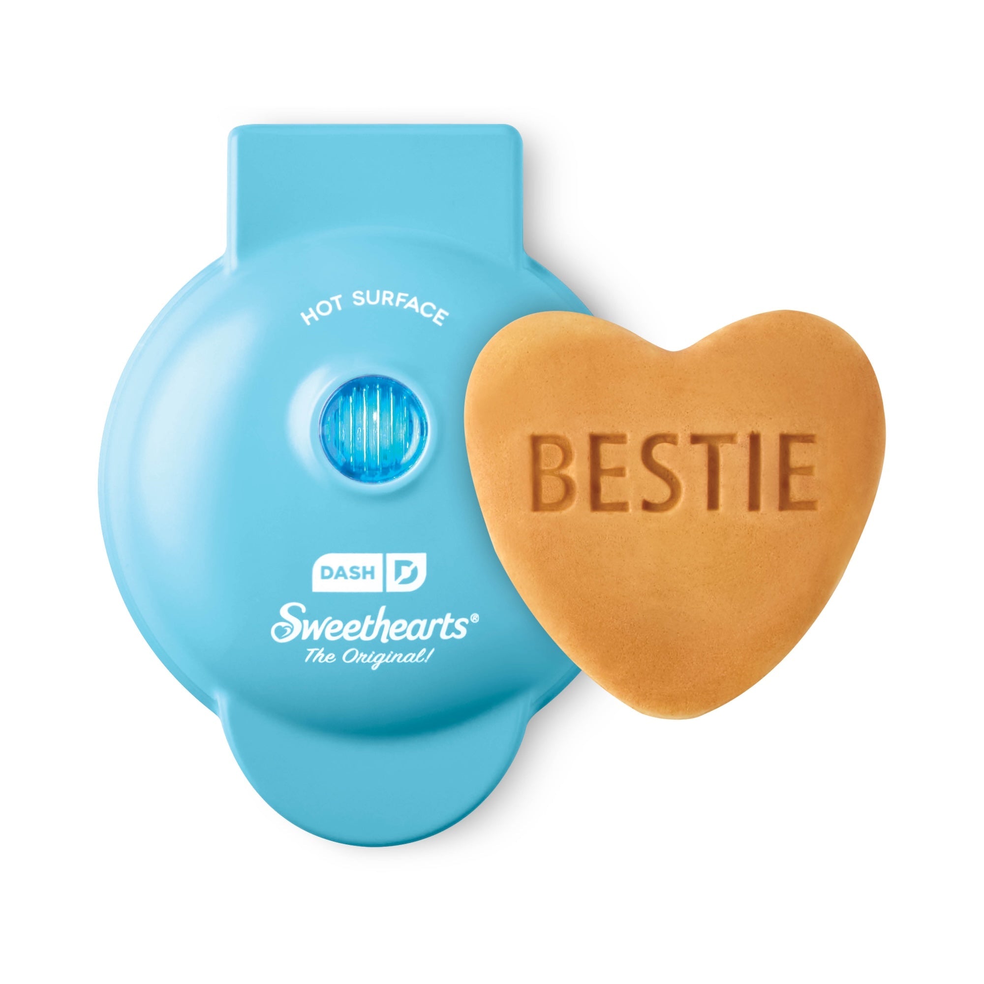 Dash x Sweethearts® Mini Waffle Maker - Aqua Bestie