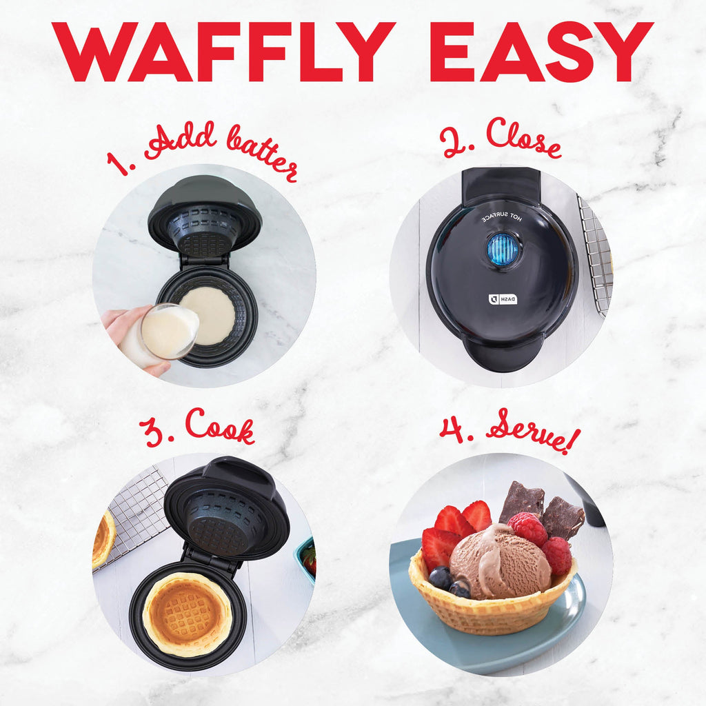 Mini Waffle Bowl Maker