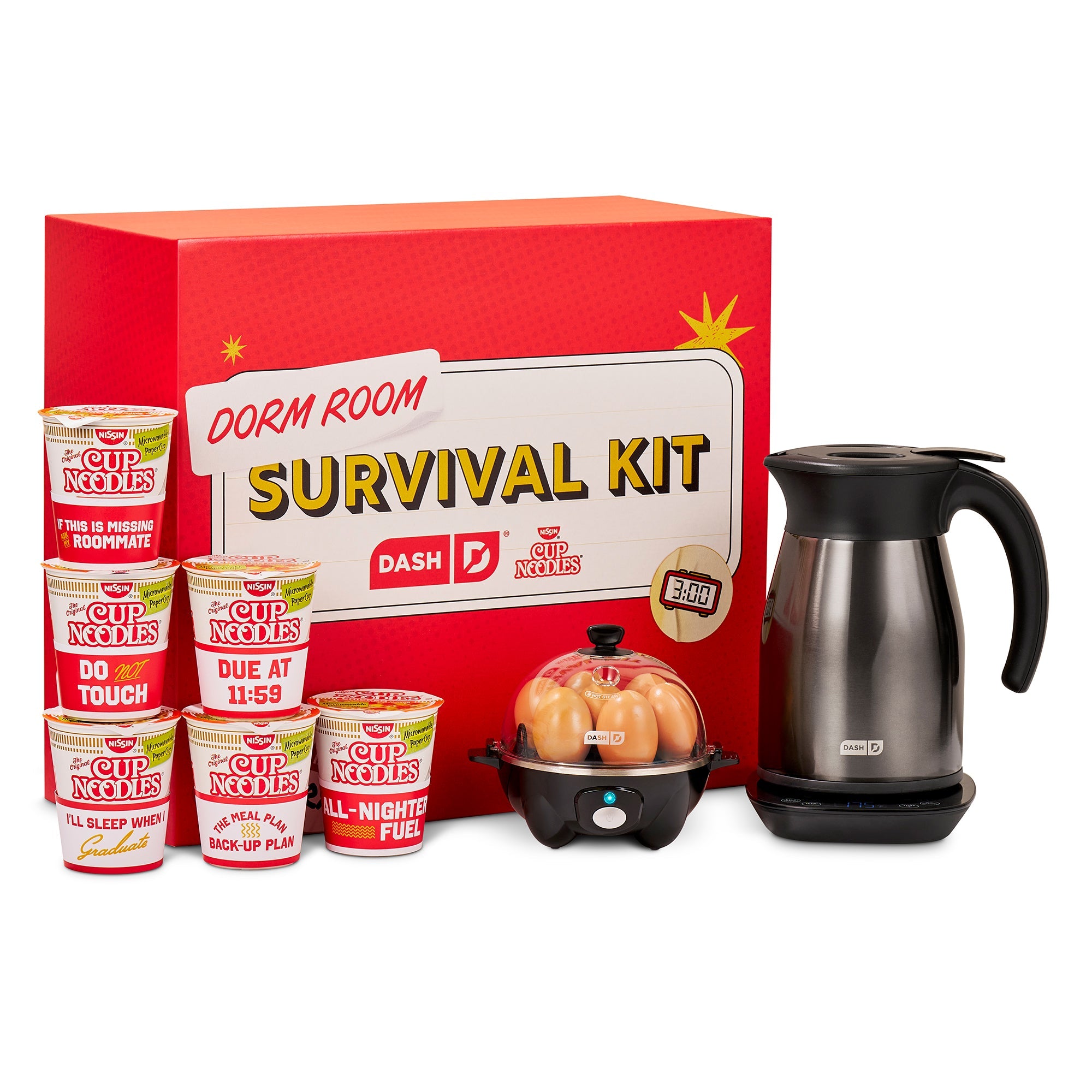 Cup Noodles x Dash Dorm Survival Kit
