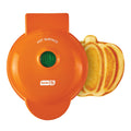 Pumpkin Mini Waffle Maker - Single, Orange