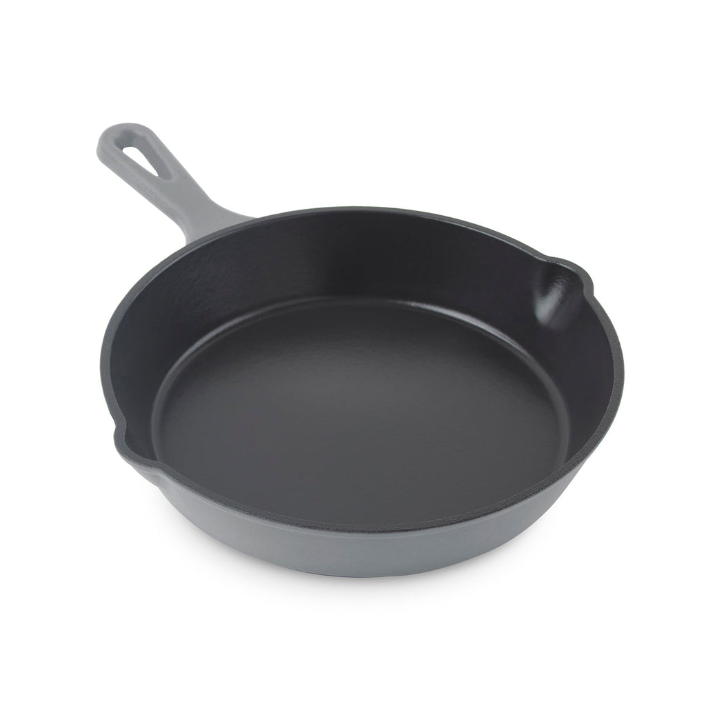 9.5" Nonstick Cast Iron Skillet - Cool Grey