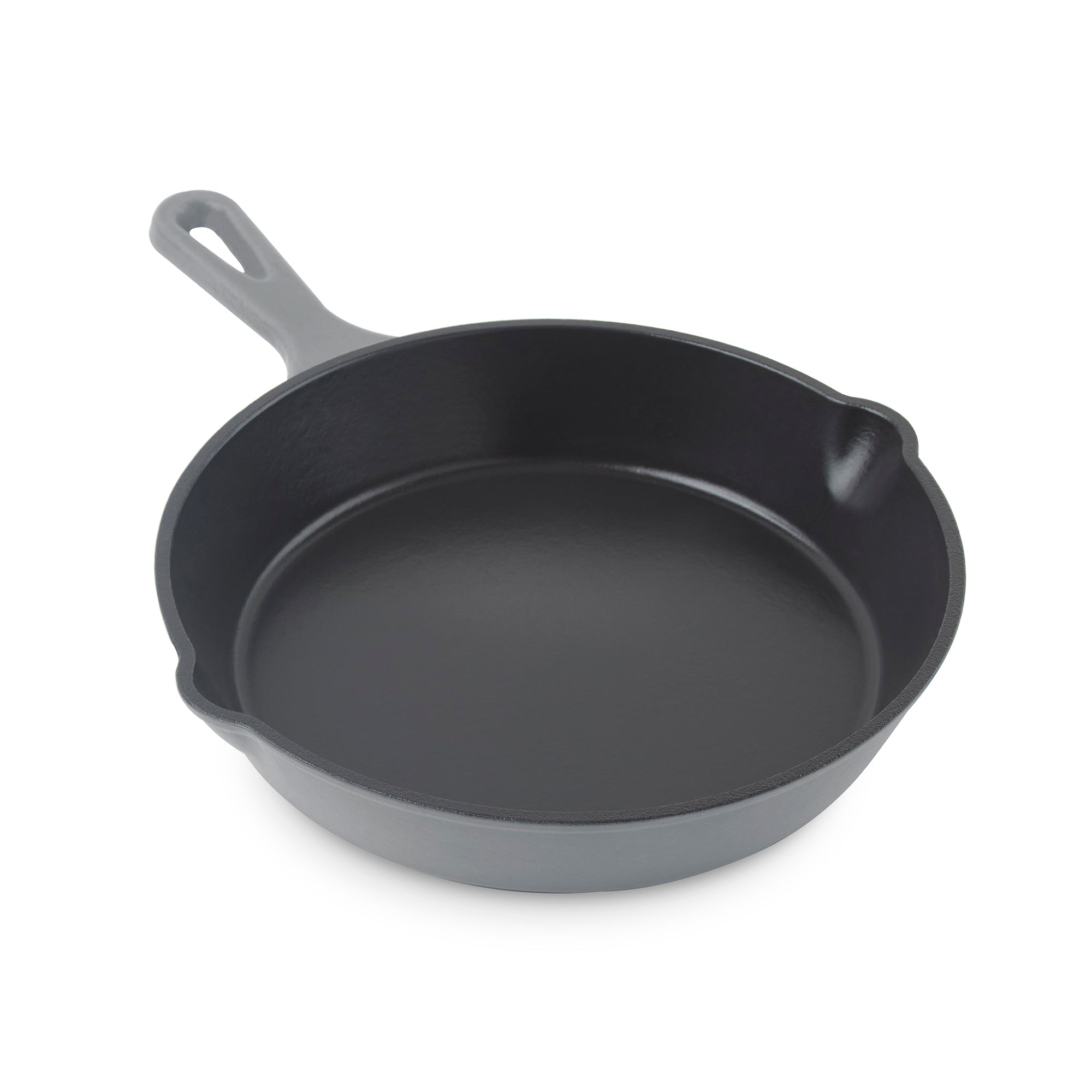 9.5" Nonstick Cast Iron Skillet - Cool Grey